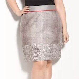 Kenneth Cole Lightweight Cotton Mini Skirt Size 18W
